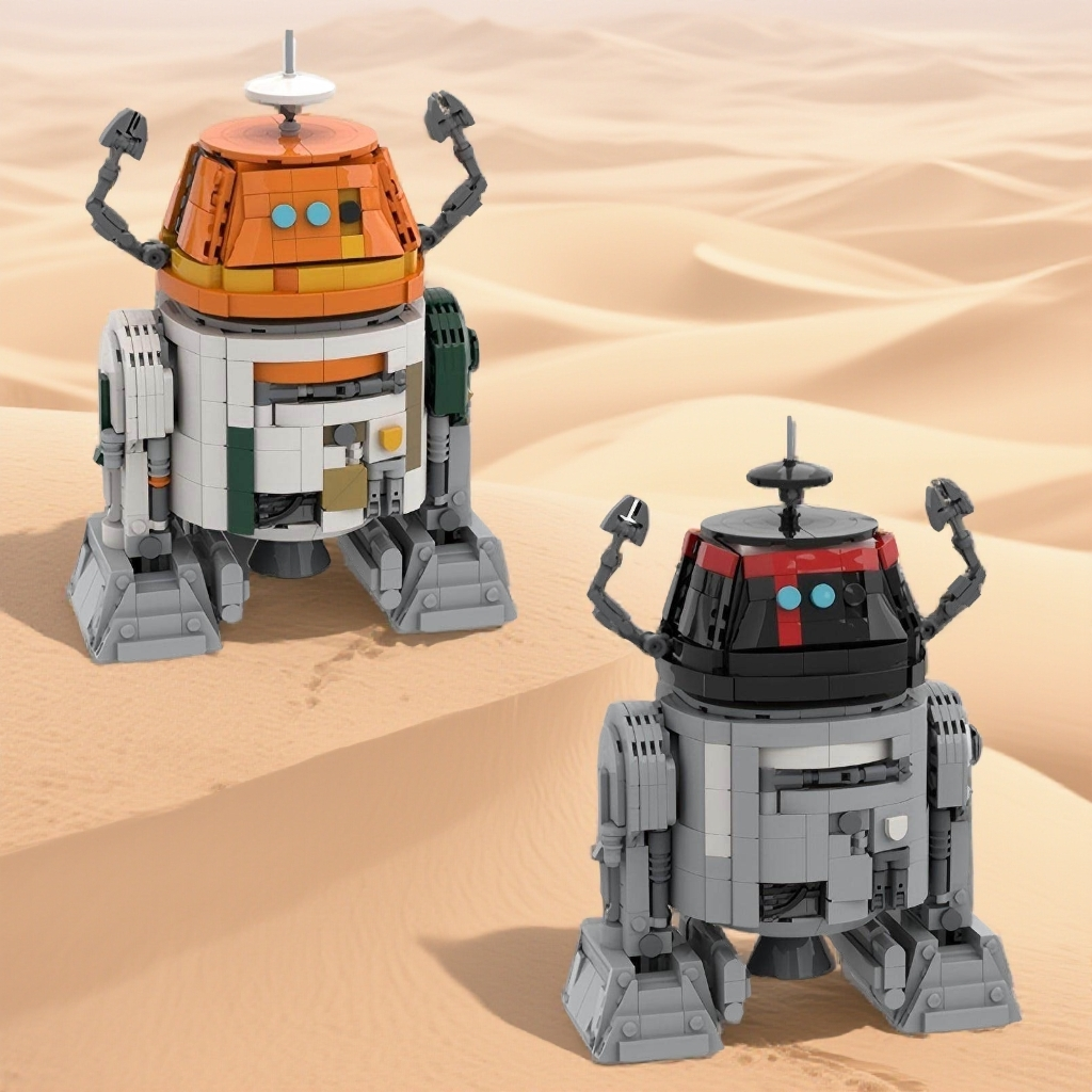 MOC小颗粒直升机C1-10P星球系列模型益智拼插积木男玩具礼物摆件