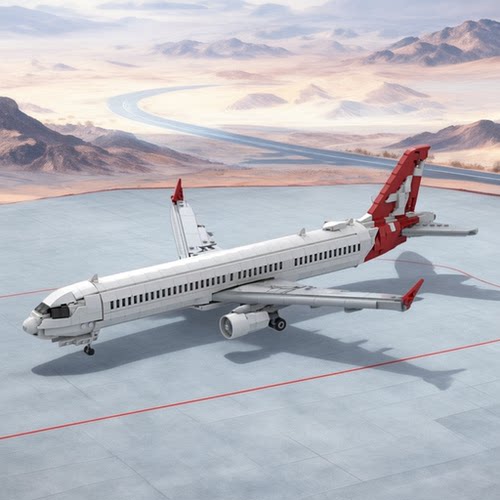 澳航A321XLR航空飞机积木