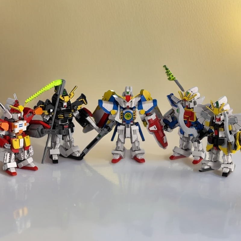 新世纪高达X五小强积木