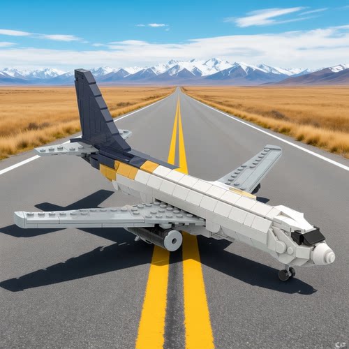 MOC-波音737-200飞机积木模型