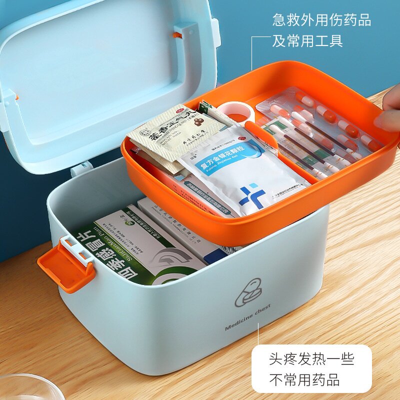 医药箱家用大容量家庭常备急救包全套出诊带装药收纳盒应急箱