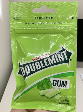 WRIGLEY'SDOUBLEMINT绿箭香口胶
