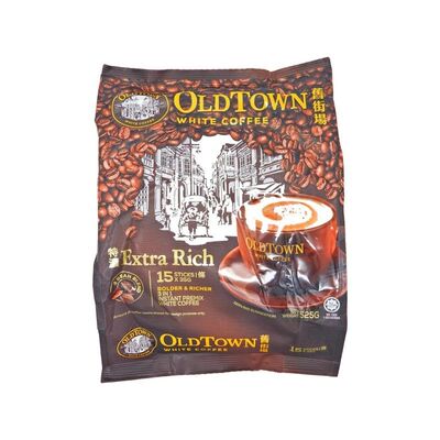 马来西亚旧街场3合1特浓白咖啡35克15包袋装浓郁丰富经典醇香提神