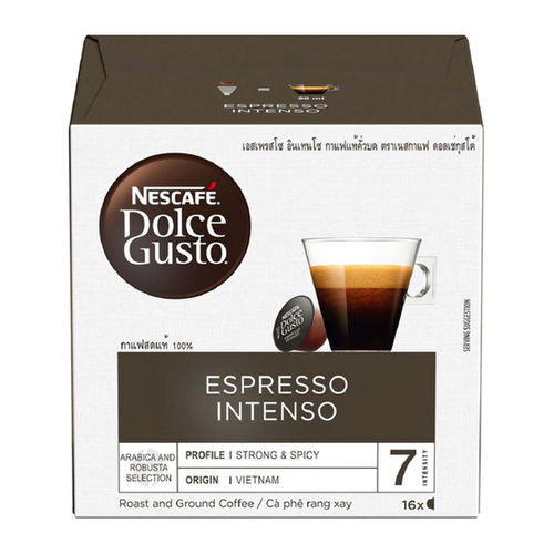 NESCAFE雀巢咖啡Dolce Gusto意大利特浓咖啡胶囊幼滑浓缩黑咖啡版