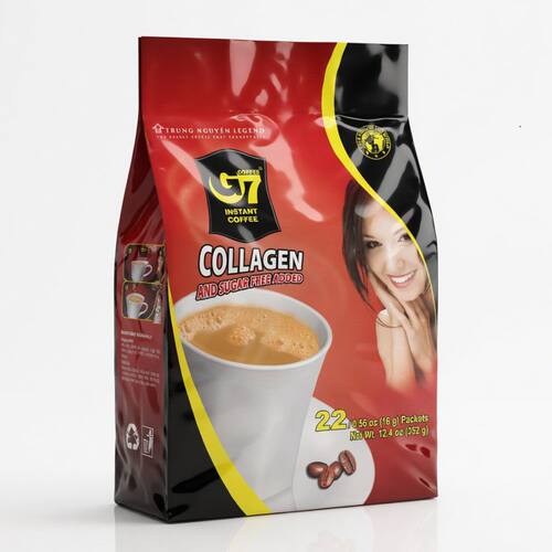 G7 COFFEE胶原蛋白咖啡352克16g*22提神养颜无糖独特口味浓郁香醇