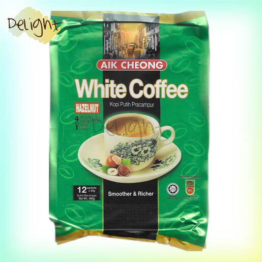 香港进口益昌 四合一榛果味白咖啡40gx12包|即冲饮品奶茶饮料袋装