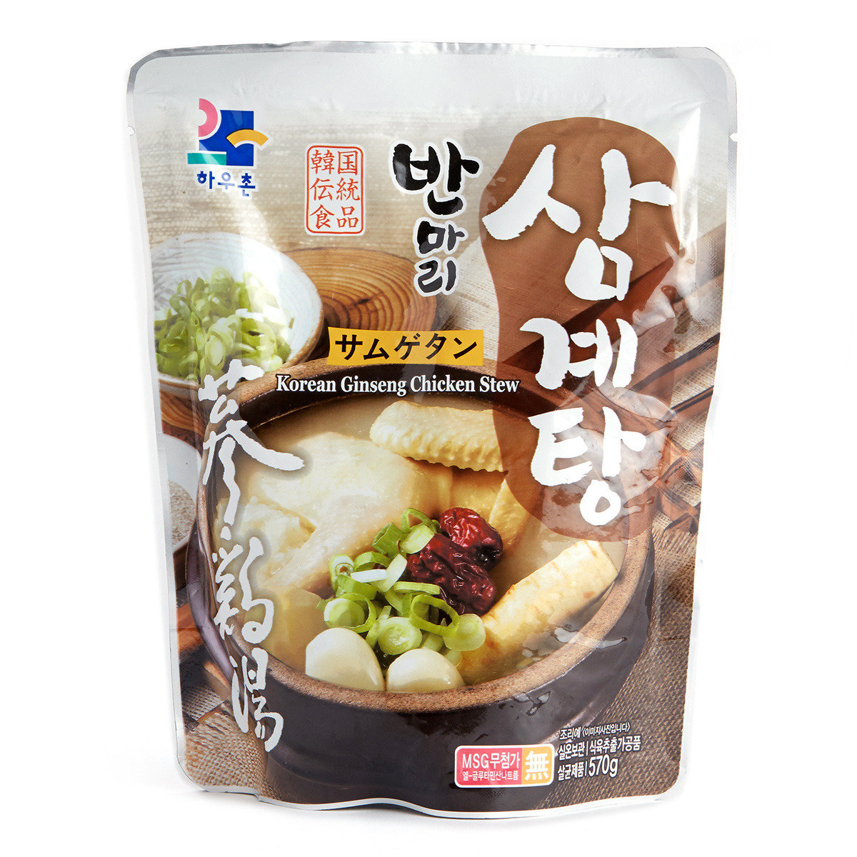 校洞 人差鸡汤570克满满的人参味连骨都系入口即化汤类韩国速食汤