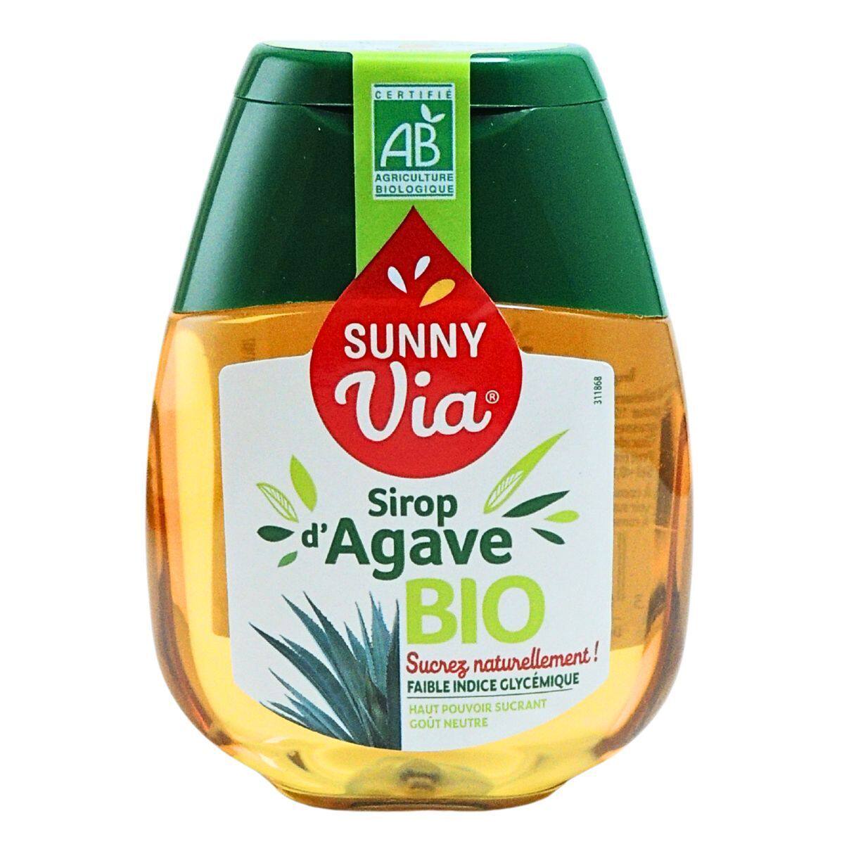 SUNNY VIA有机龙舌兰糖浆250克天然天然有机甜味剂无添加有机认证