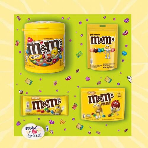 M&M's® Peanut Chocolates 花生朱古力花生朱古力系列