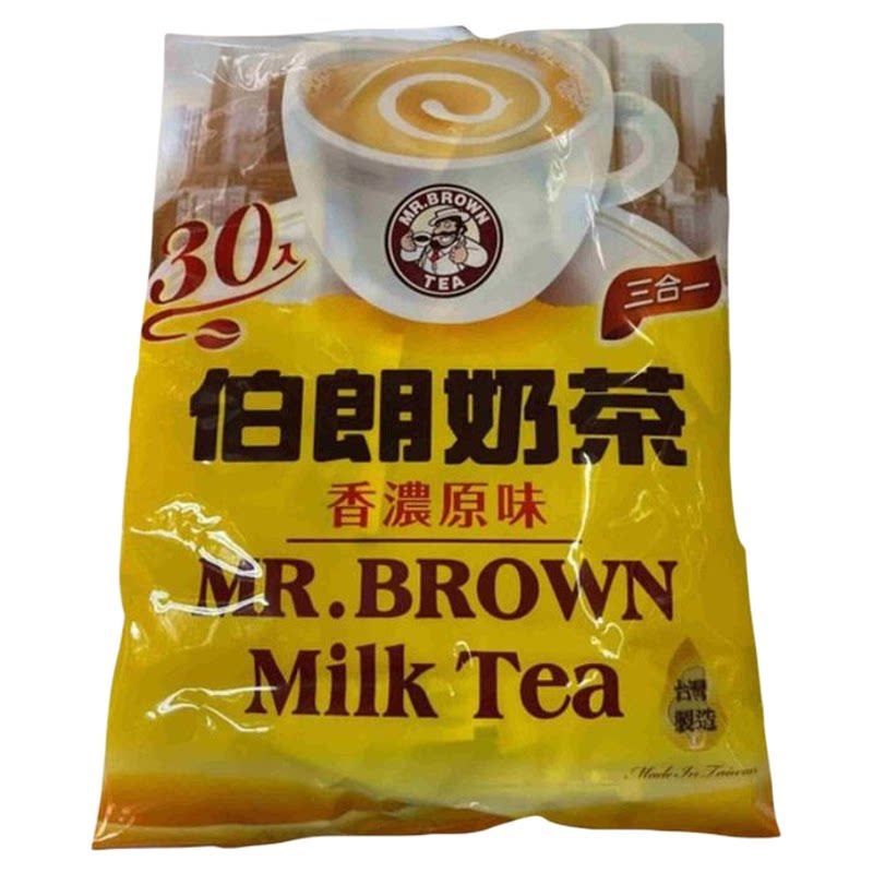 Mr. Brown 伯朗先生速溶三合一奶茶765g浓郁原味17gx45办公室冲泡