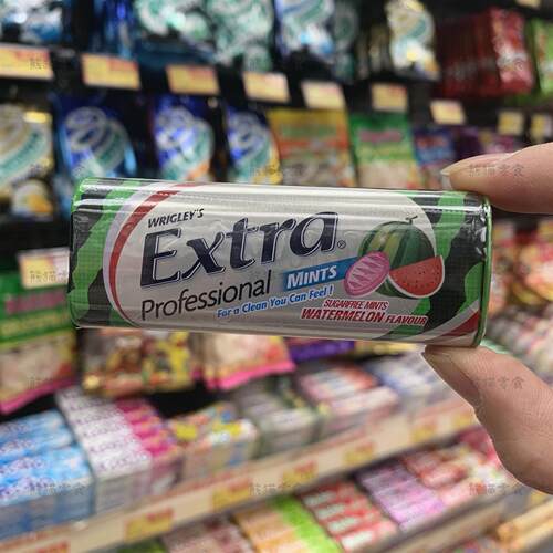 香港代购EXTRA益达水蜜桃口香糖