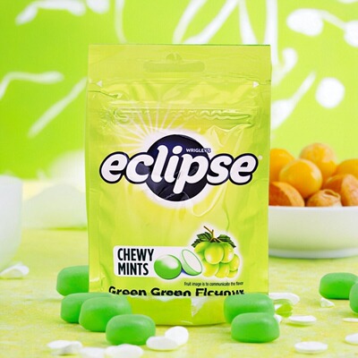 香港进口Eclipse易极薄荷軟糖