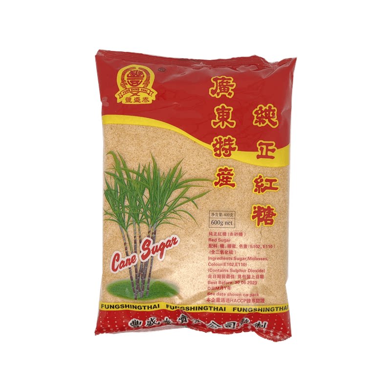 香港原装进口丰盛泰纯正红糖600g代糖红糖原味港澳台地区传统袋装