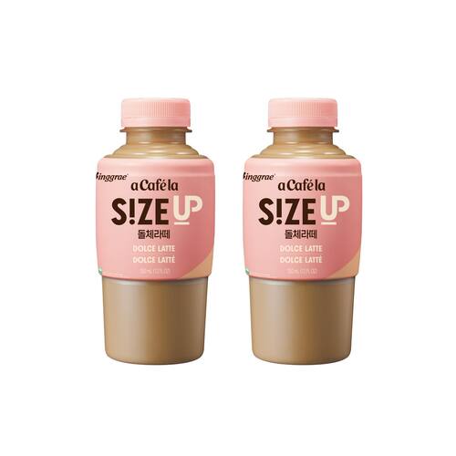 宾格瑞Binggrae 韩国炼乳牛奶咖啡350ml*2支通勤即饮早餐办公咖啡