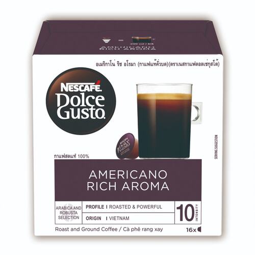 NESCAFE雀巢咖啡 Dolce Gusto美式咖啡160克风味独特浓厚多层香调