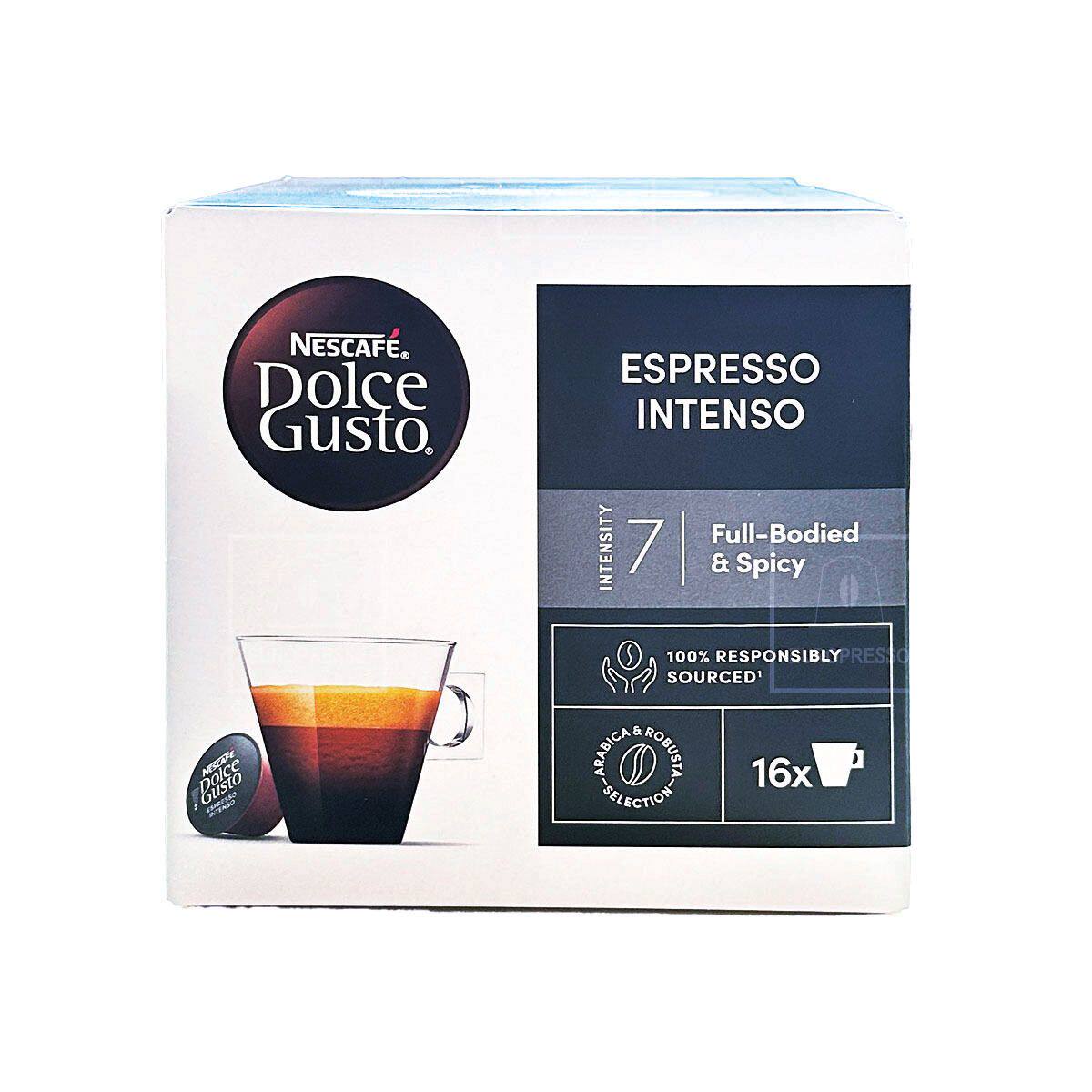 NESCAFE雀巢咖啡 Dolce Gusto 特浓咖啡16粒香醇浓郁办公室冲饮品