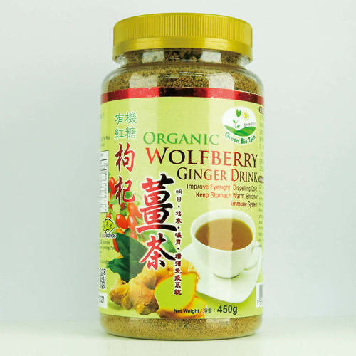 Green BioTech 有机红糖枸杞姜茶即冲调理健康有机姜茶养红糖450g