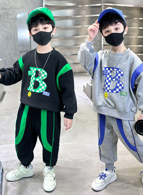 2026新款男童春秋套装中大童运动两件套儿童春季洋气卫衣裤子韩版
