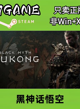 Steam 正版 国区 黑神话悟空 cdkey 激活入库 pc端游戏
