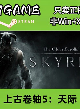 Steam 正版国区 上古卷轴5：天际 cdkey 激活入库pc端游戏
