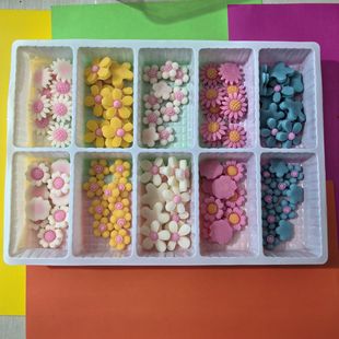 巧克力小花蛋糕装饰甜品冰激凌纸杯蛋糕装饰