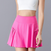 半身裙一片式 马拉松跑步网球裙屁帘 单裙子百褶裙运动短裙速干薄款