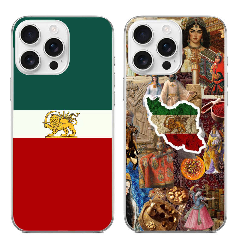 Iran伊朗适用iphone苹果17promax手机壳安卓透明软壳小米华为pura独立自由波斯