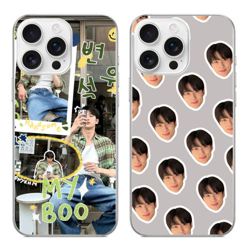 边佑锡周边适用iphone苹果17promax手机壳安卓透明软壳小米华为pura简约oppo大君