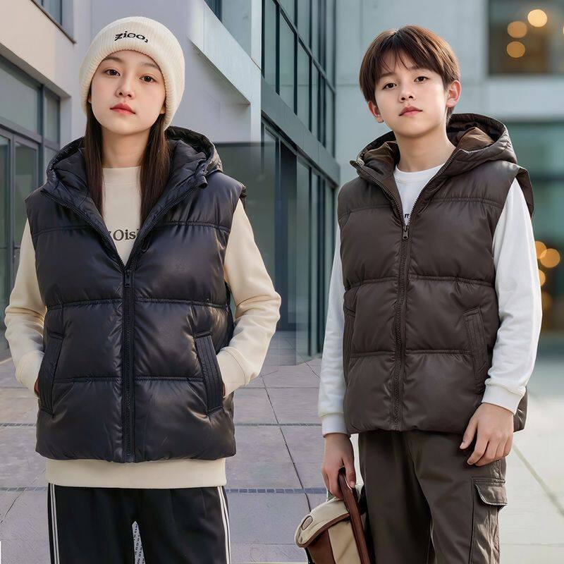 儿童新款棉马甲免洗男女