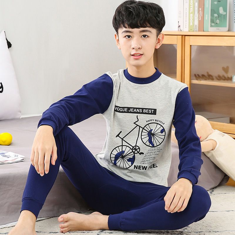 青少年秋衣秋裤男童中大