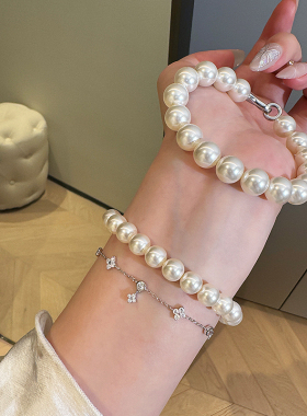 饰悟银饰高品质珍珠手链女