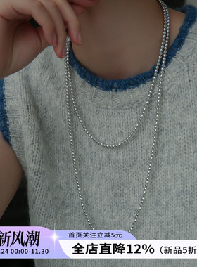 珍珠项链毛衣链长款叠戴项链