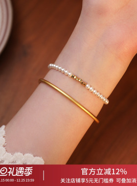 饰悟银饰女珍珠轻奢高级感手链