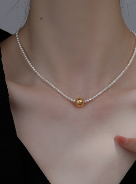 饰悟银饰新中式路路通珍珠项链女