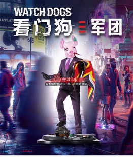 看门狗军团WD3温斯顿红心王手办雕像游戏周边摆件Ubisoft育碧正版