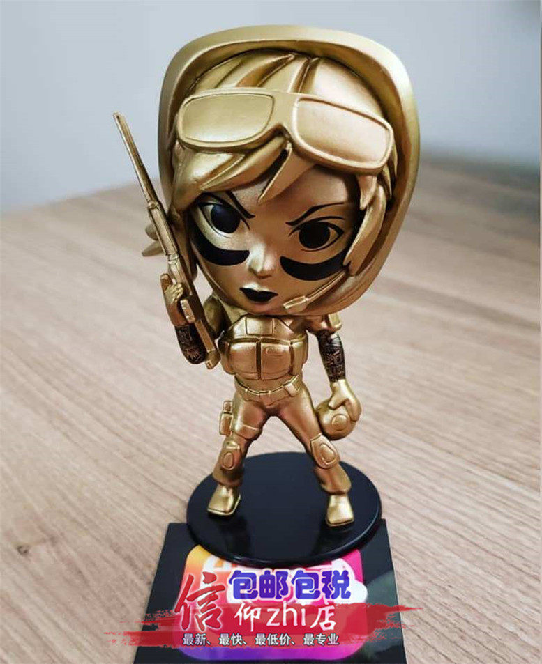 彩虹六号黄金人偶女武神Q公仔围攻Chibi奖杯育碧Ubisoft联赛cdkey