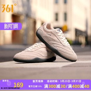 张艺凡同款扁扁鞋361运动鞋T头鞋女春季新款薄底休闲板鞋德训鞋