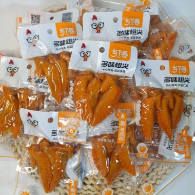 乡下香泡翅多味鸭翅温州卤味独立袋装即食肉类香辣休闲小吃零食