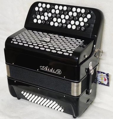 爱迪牌62键60贝司B系统巴扬手风琴键钮式琴超轻5.2公斤低价清库存