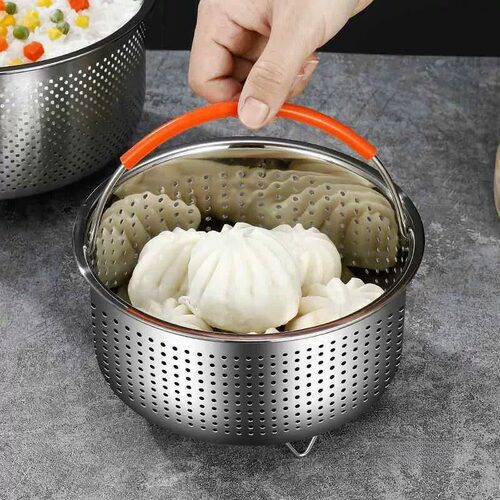 德国特厚不锈钢蒸笼电饭锅米汤分离蒸饭神器蒸米饭蒸架沥米饭