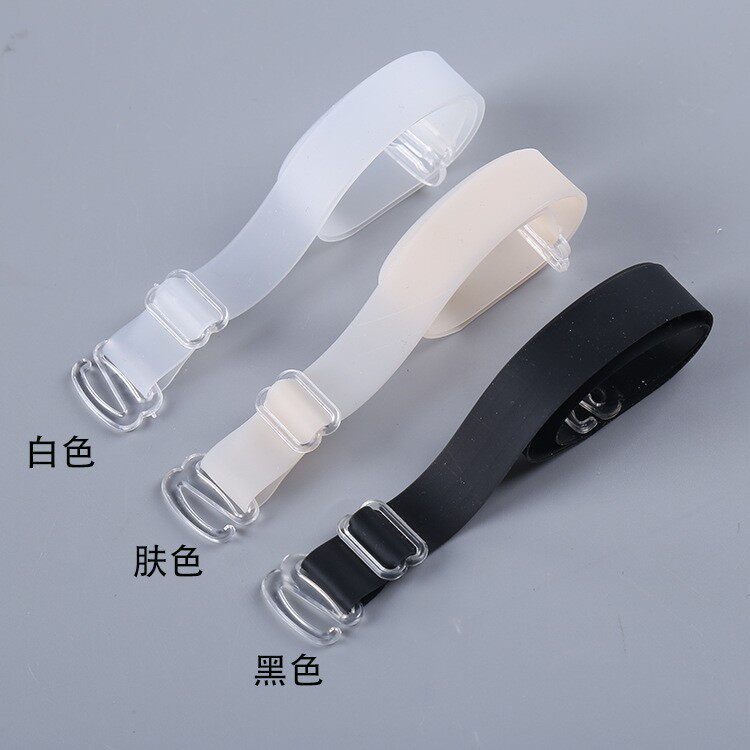 夏季时尚隐形透明肩带女士硅胶胸罩文胸防滑神器带子内衣带可外露