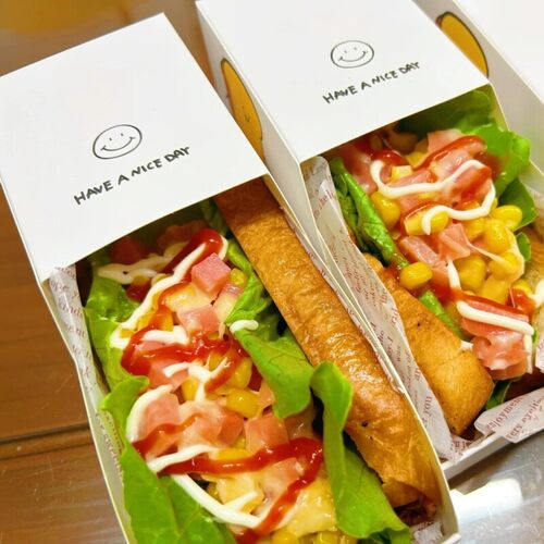 box三明治打包盒厚蛋烧吐司便当盒Taco寿司奶酪三明治外带抽屉盒