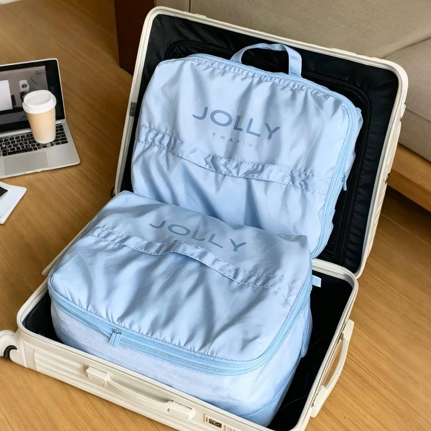 旅行衣物收纳包压缩衣服多层分装整理袋出差可携式内衣裤收纳多功