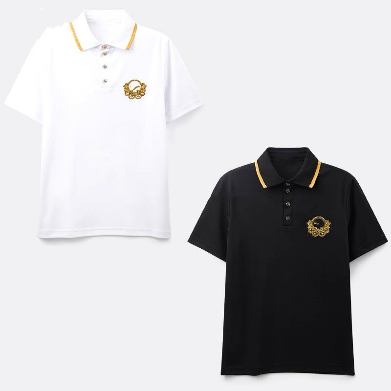 韩版高尔夫服装女士POLO衫26春夏新款翻领字标配色时尚运动短袖