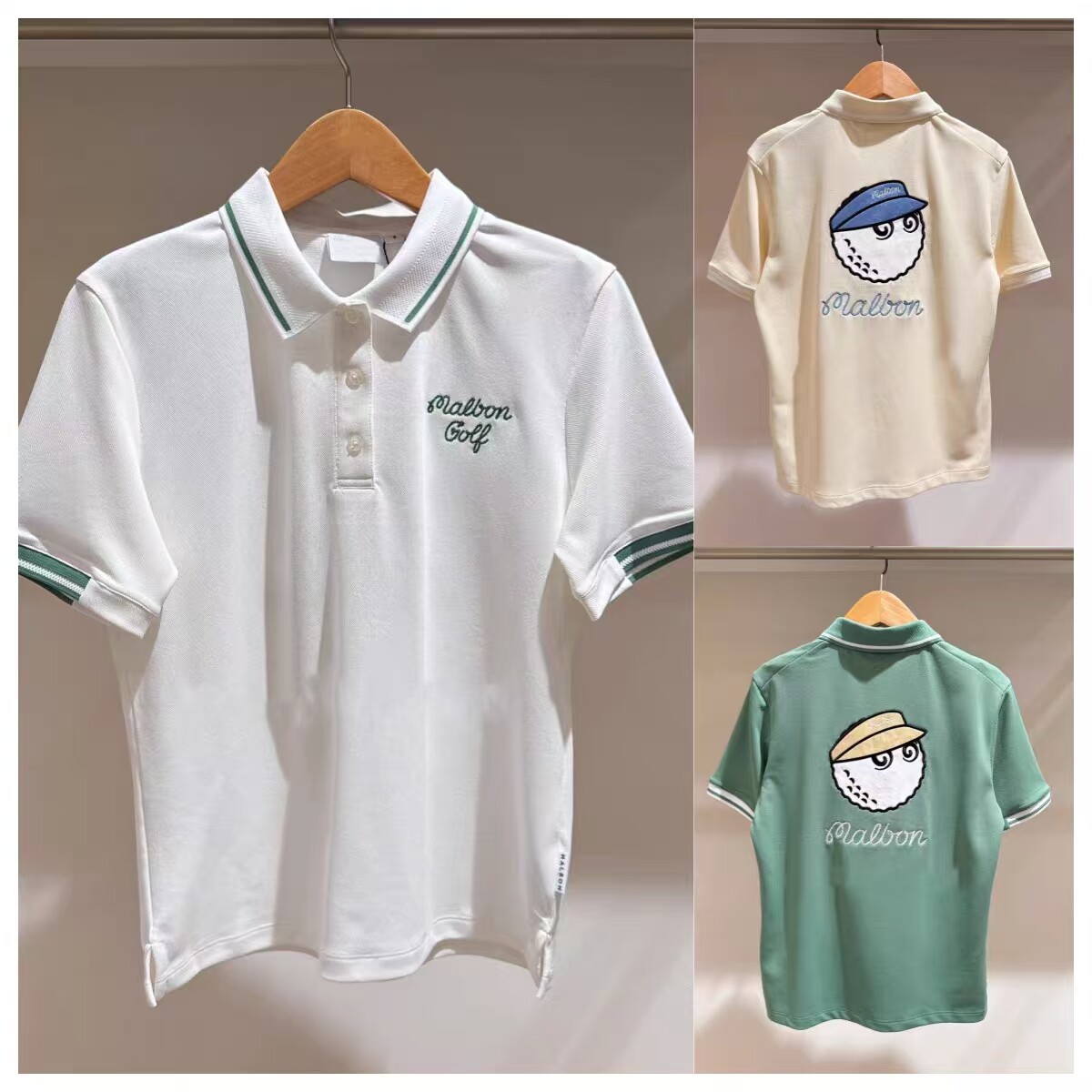 2025春夏季韩版高尔夫球服女装短袖T恤POLO衫运动速干百搭上衣
