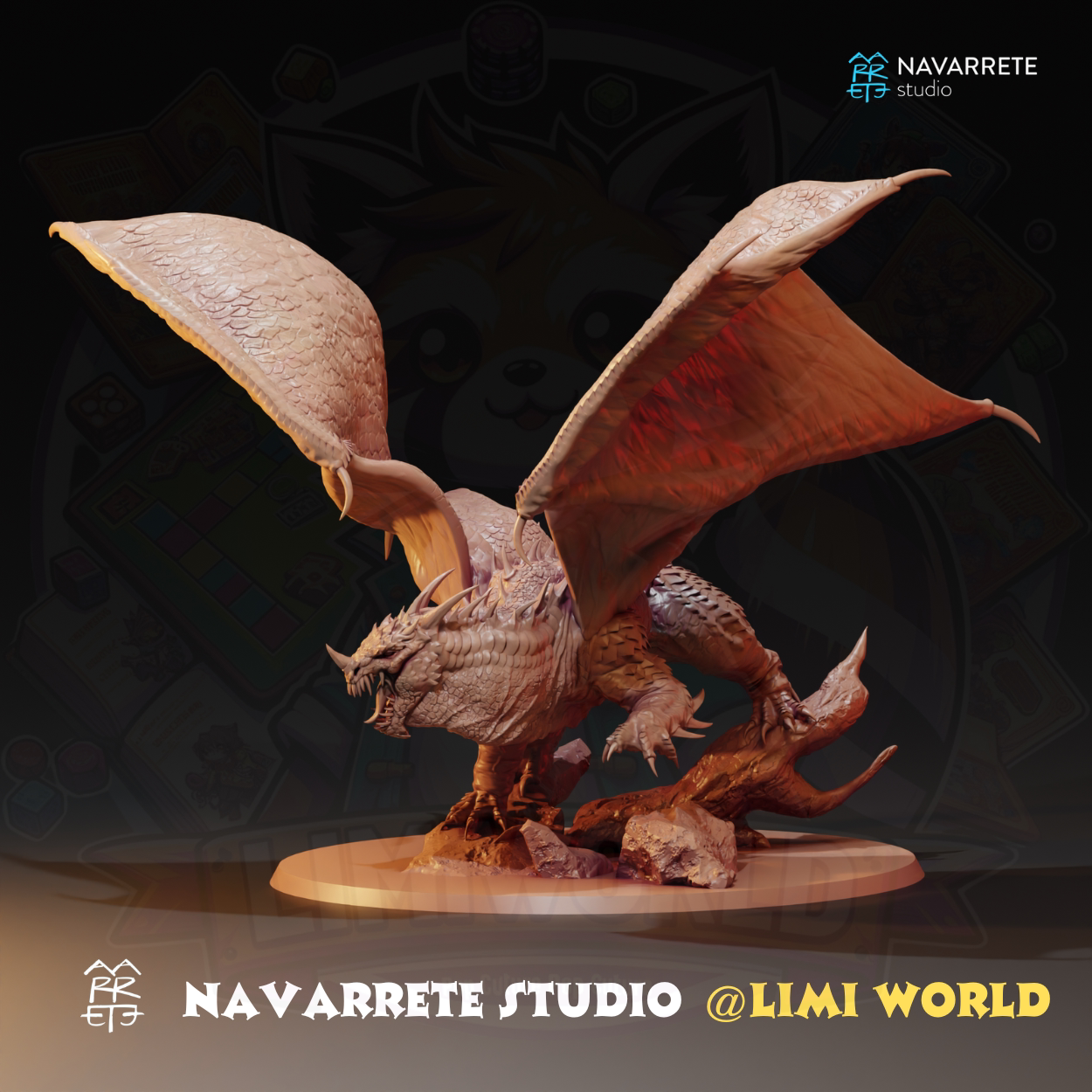 中州魔物洞穴龙CAVEDRAGON第三方MESBG指环王战棋跑团树脂模型