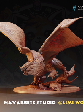 中州魔物洞穴龙CAVEDRAGON第三方MESBG指环王战棋跑团树脂模型