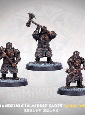 矮人 坚毅锤手 GRIM HAMMER 第三方魔戒指环王战棋跑团树脂模型