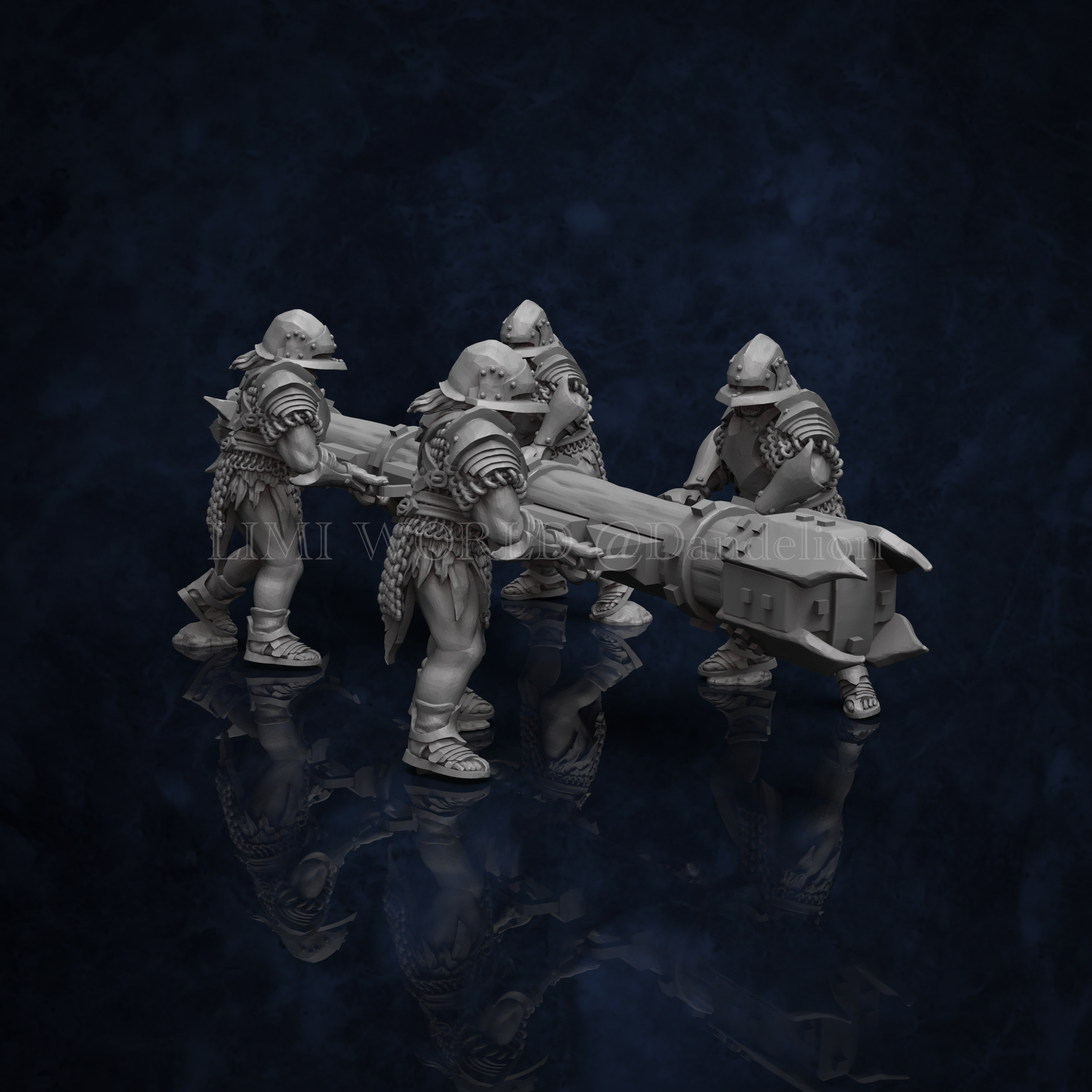 指环王魔戒艾森加德乌鲁克兽人攻城战锤战棋树脂桌游跑团模型手办