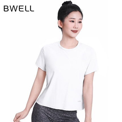 BWELL圆领美背运动T瑜伽短袖T恤BWY7601